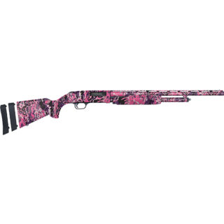 Mossberg 500 Super Bantam 20 Ga, 22" Barrel, 3",  5+1 Capacity, Muddy Girl Wild Finish & Synthetic Stock, 5rd