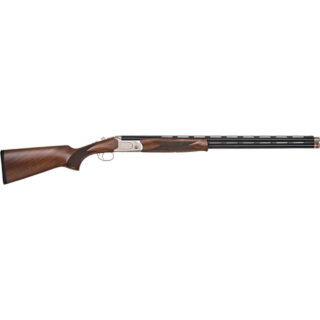 Mossberg Gold Reserve II 20 Ga, 3" Chamber, 28" Vent Rib Barrel, Polished Blue, Sport Set (5 Total), Polished Silver Receiver, Bead Sight, Satin Black Walnut Stock, 2rd