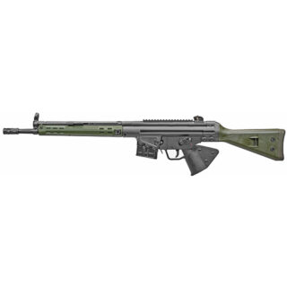 PTR PTR-91 GIRK 308 Win, 16" Barrel, Black, Green Furniture, Scope Mount, Metal Lower, Removable 5/x24 Flash, CA Compliant Grip Wrap, 10rd