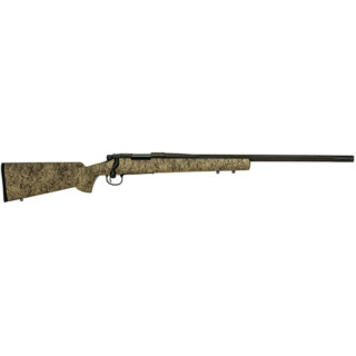 Remington 700 5-R Gen 2, Bolt Action Rifle, 308 Winchester, 24" Fluted And Threaded Barrel, Black Cerakote Finish Barrel and Action, Sand Color With Black Webbing HS Precision Stock, 4 Rounds, X-Mark Pro Trigger, Right Hand