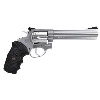 Rossi RM66 DA/SA 357 Magnum, 6" Barrel, Stainless Steel Finish, Rubber Grips, Fixed Sights, 6rd