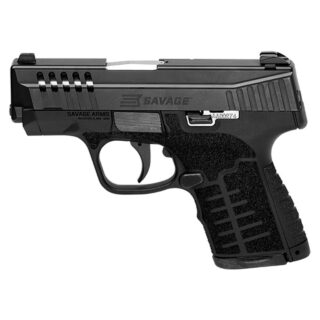 Savage Stance MC9 9mm, 3.2" Barrel, 3-Dot, NTS, Black, 7rd/8rd