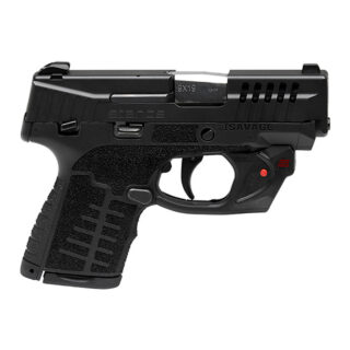 Savage Stance 9mm, 3.2" Stainless Steel Barrel, Melonite Finish, Gray, Manual Thumb Safety, 3 Dot Sights, 8rd