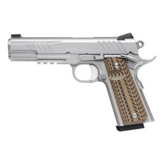 Savage 1911 .45 ACP, 5" Barrel, G10 Grips, Stainless Finish, Night Sights, Acc Rail, 8rd