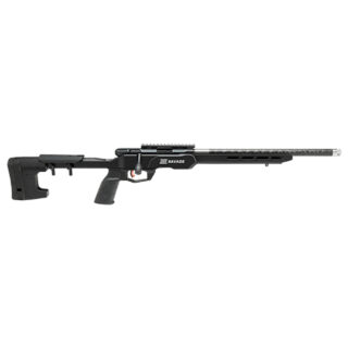 Savage B22 Precision Lite 17 HMR, 18" Barrel, Carbon Wrapped Stainless Steel Barrel, Black, MDT Chassis, Polymer Grip, Fixed Stock, 10rd Mag