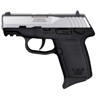 SCCY CPX-1 Gen 3, 9mm, 3.1" Barrel, Stainless Slide, Black, Ambidextrous Safety, 3 Dot Sights, 10rd