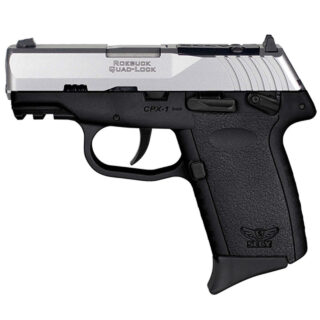 SCCY CPX-1 Gen 3, 9mm, 3.1" Barrel, Stainless Slide, Black, Ambidextrous Safety, 3 Dot Sights, Optics Ready, 10rd