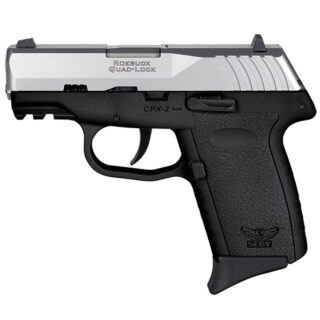 SCCY CPX-2 Gen 3, 9mm, 3.1" Barrel, Stainless Slide, Black, 3 Dot Sights, 10rd