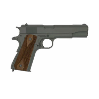 SDS Imports 1911A1, 45 ACP, 5" Barrel, Steel, Black, Fixed Sights, Manual Thumb Safety, 7rd