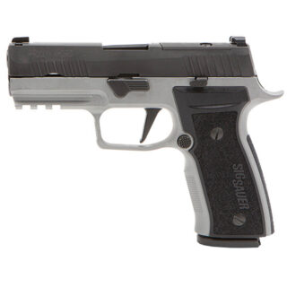 Sig P320 AXG Pro Carry 9mm, 3.9" Barrel, Black Slide, Titanium Frame, XSeries Slide, Night Sights, 2x10rd Mags