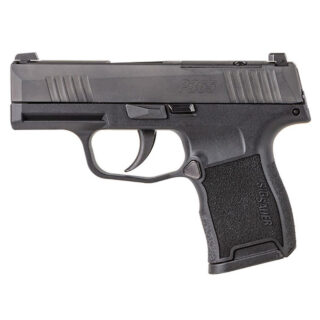 Sig P365-380 OR .380 ACP, 3.1" Barrel, Night Sights, Black, 10rd