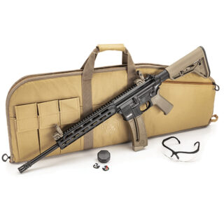 Smith & Wesson M&P15-22 Range Bundle .22 LR, 16.5" Barrel, FDE Magpul Furniture, 25rd