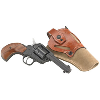 Ruger Wrangler .22 LR, 3.75" Barrel, Desantis Holster, Birdshead Grip, Cobalt Blue, 6rd