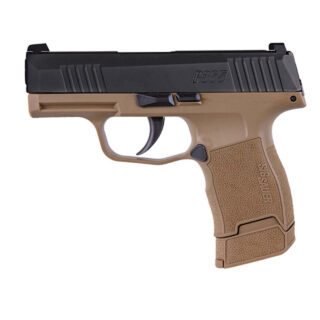 SIG P365 Talo Exclusive 9mm, 3.1" Barrel, Night Sights, FDE, 12rd/15rd