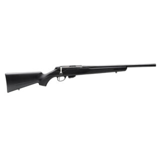 Tikka T1x 17 HMR, 16" Threaded Cold Hammer Forged Barrel, 1/2x28 Threads, Synthetic Stock, Black, Left Hand, 10rd