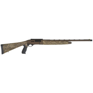 TriStar, Viper G2 20 Ga 3", 24" Vent Rib Barrel, Chrome Lined Chamber and Barrel, Four Chokes Included, Fiber Optic Sight, Bronze Receiver, Mossy Oak Bottomland Synthetic Stock and Forend, 5Rd