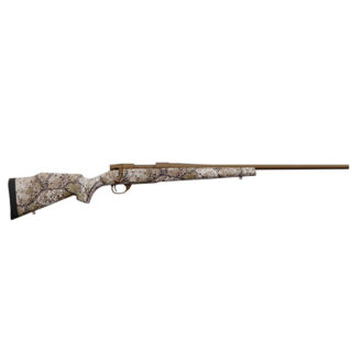 Weatherby Vanguard Badlands 6.5 PRC, 24" Barrel, Burnt Bronze Cerakote Metal Finish & Badlands Approach Camo Fixed Monte Carlo Stock, 3rd