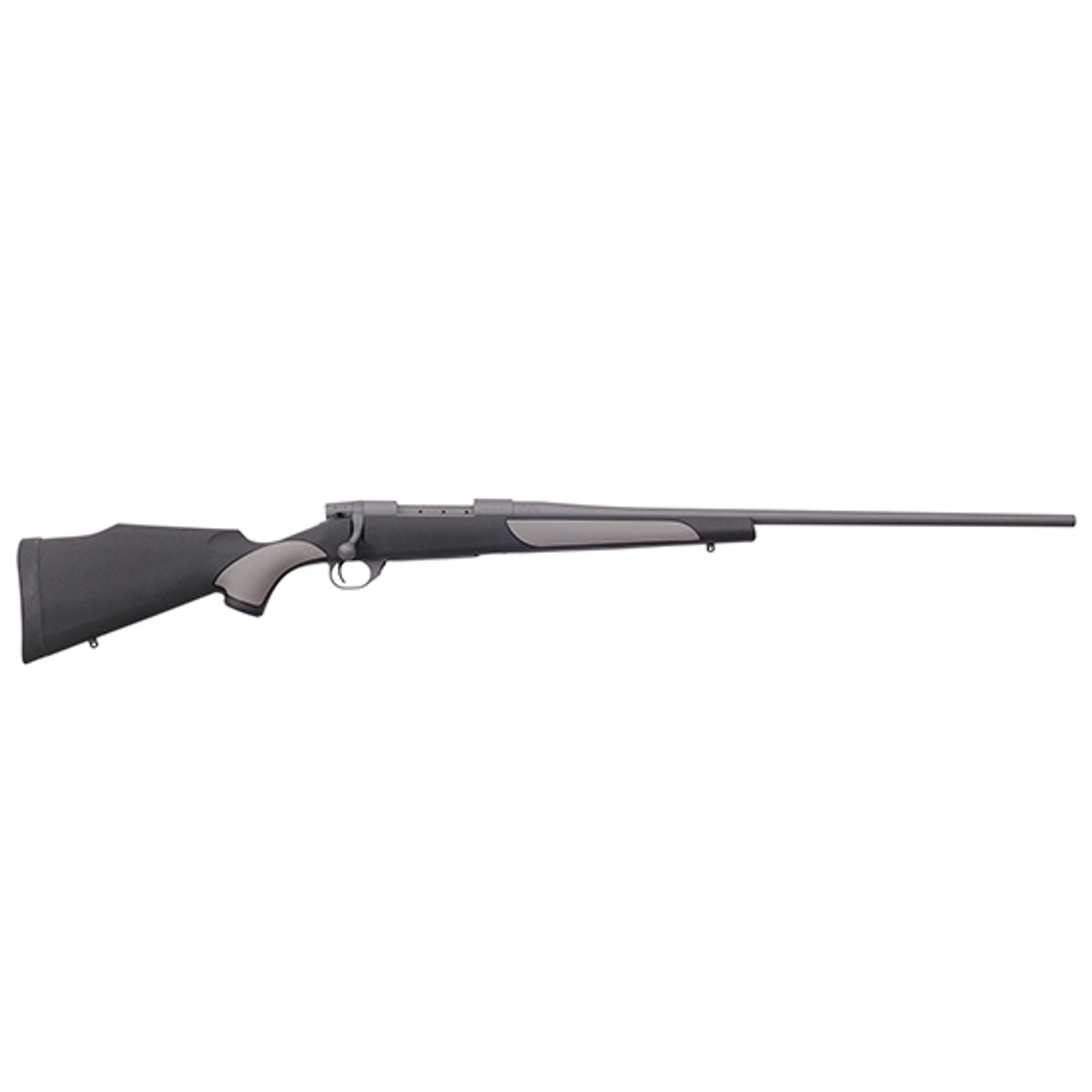 Weatherby Vanguard Weatherguard 6.5 PRC, 24" Barrel, Tactical Gray/Black Fixed Monte Carlo Griptonite Stock with Gray Panels, 4rd