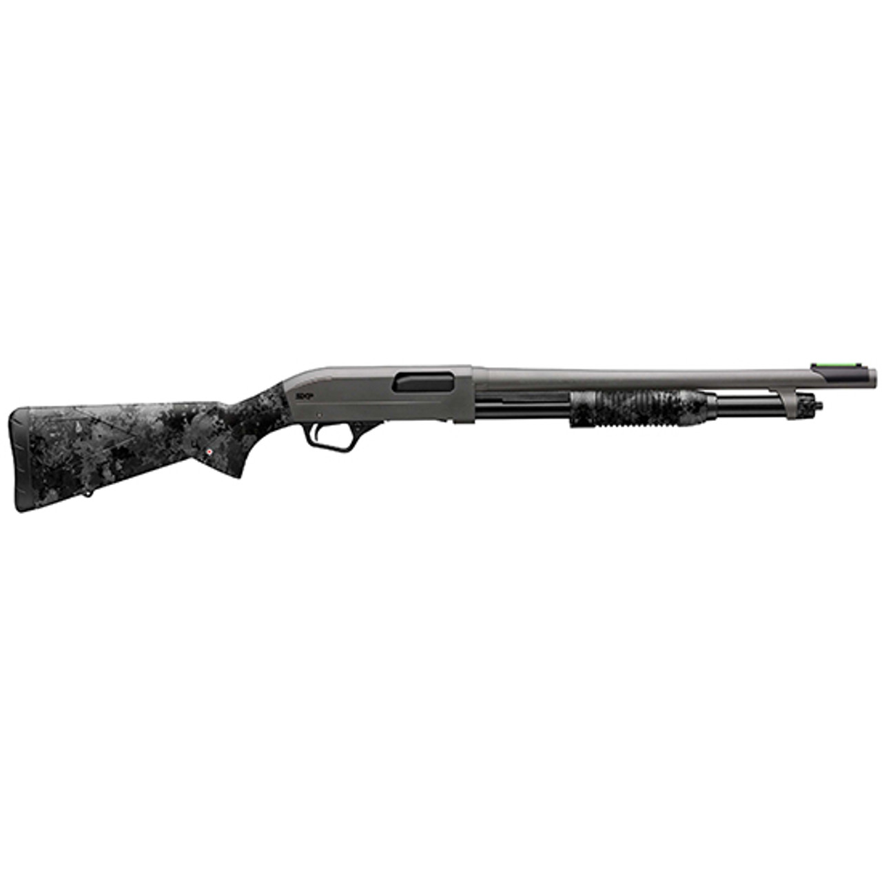 Winchester SXP Hybrid Defender 12 Ga, 3", 18" Barrel, Gray, TrueTimber Midnight, 5rd