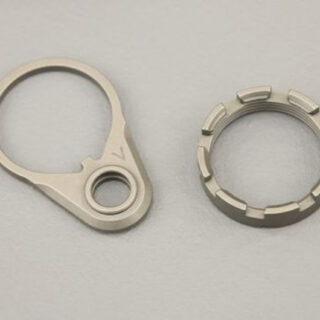 V7 Weapon Systems Titanium Endplate & Castle Nut Combo Pack