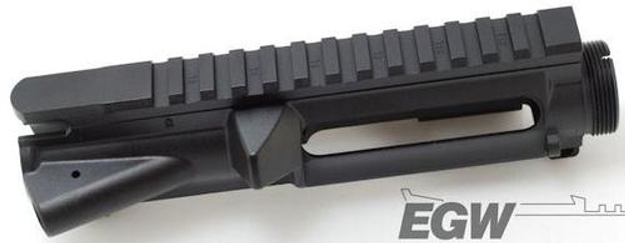 EGW AR Flat Top Upper Receiver, M4 Feed ramps, Stripped