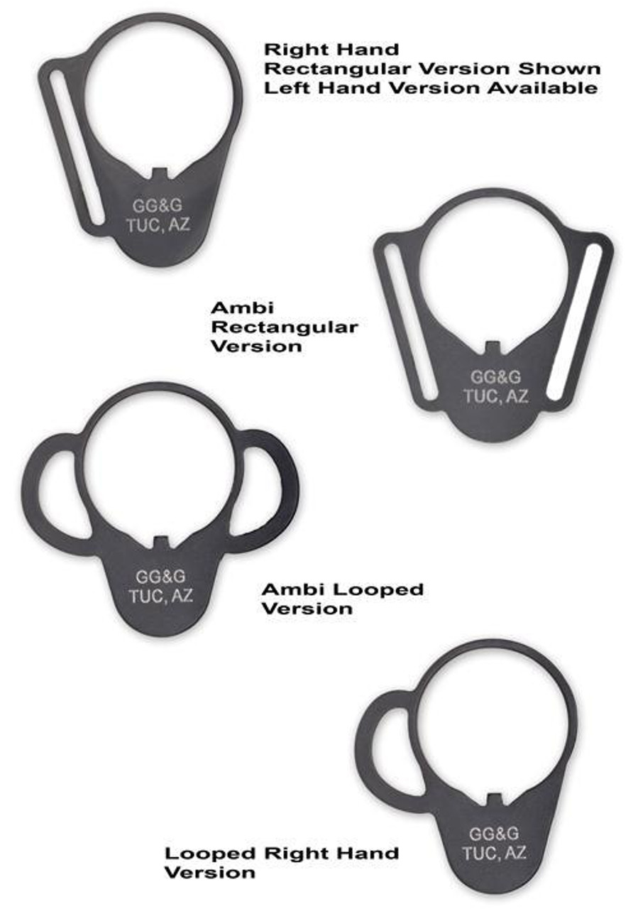 GG&G Receiver end-plate sling attachment Right Hand Rectangular Version