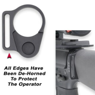 GG&G Receiver end plate sling attachment for fixed stocks, left hand.