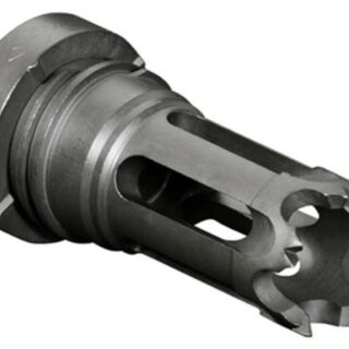 Yankee Hill Phantom Flash Hider 5.56mm 1/2"-28 TPI Threaded Silver