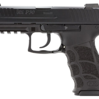 HK P30, DA/SA, 9mm, 3.85" Barrel, Polymer Frame, Black, 17Rd, 2 Magazines