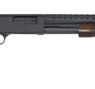 Mossberg 590 Retrograde Persuader 12 Ga, 20" Barrel, 3", Field Stock, Blued, 8rd