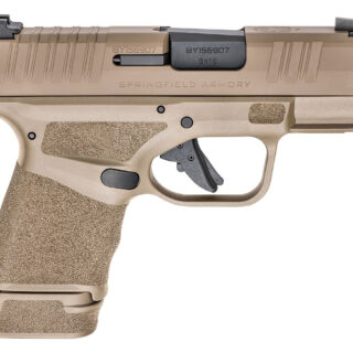 Springfield Hellcat FDE Micro Compact, 9mm, 3" Barrel Flat Dark Earth, Tritium/Luminescent Front Sight, 2 Mags 1-13Rd, 1-11Rd