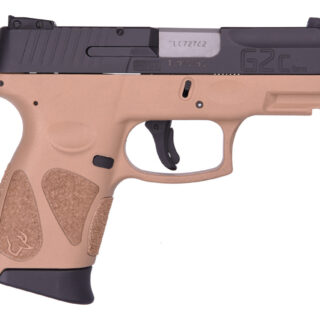 Taurus G2C 9mm, 3.25" Barrel, Adjustable Sights, FDE/Black, 12rd
