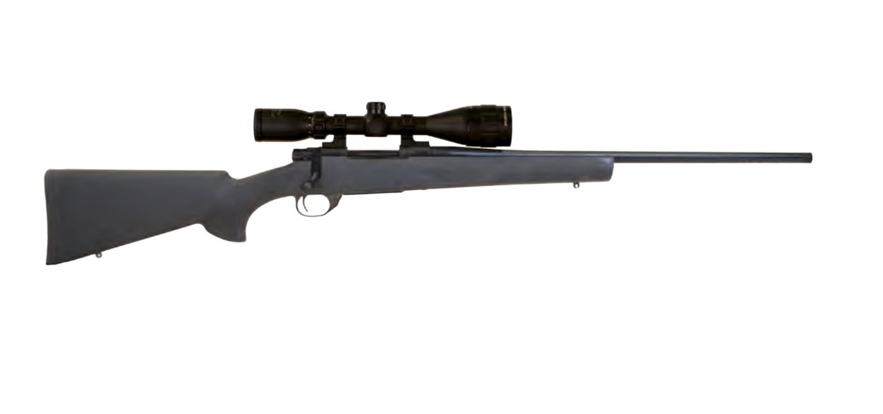 Howa Hogue Gamepro 2 7mm Rem Mag, 24" Threaded Barrel, Black Hogue Pillar-Bedded Overmold Stock, Blued, 3rd