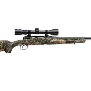Savage Axis XP Compact 6.5 Creedmoor, 20" Barrel, Mossy Oak Break-Up, Matte Black, Weaver 3-9x40mm, 4rd