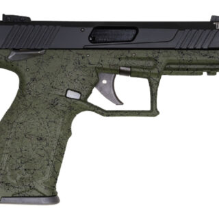 Taurus TX22 22 LR, 4" Barrel, Polymer Frame, Green Splatter/Black, Manual Safety, 16Rd, 2 Magazines