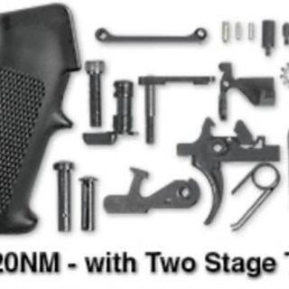 Rock River Arms Lower Receiver Parts Kit, Two Stage Trigger, A2 Grip Black