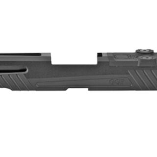 Grey Ghost Stripped Slide Sig P320 Compact, Dual Optic Cutout Fits Leupold DeltaPoint Pro, Trijicon RMR, Or Sig Romeo1, Shim Plate (screws Incl.), G10 Cover Plate with Screws, Black