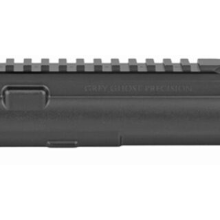 Grey Ghost Precision Forged Upper, No Barrel or BCG, Black, Black Hard Anodized, Surface Hardness Of 60 Rockwell, M4 Feedramps, .250" Takedown Pin Holes, Stripped Receiver, No Port Door Or Forward