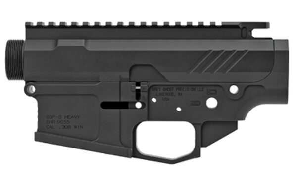 Grey Ghost Precision MKII AR-10 Billet Receiver Set, Black Type III Anodize