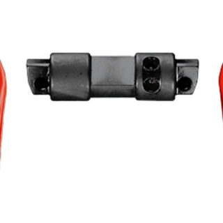 Hiperfire Hiperswitch Ambi Safety Selector Set AR15/AR10, 60 Degree Swing Between Safe And Fire, 2 Full Levers with Screws, 1 Safety Detent and Spring, Set Screw Allen Key, Red Finish