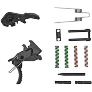 Hiperfire Hipertouch Elite Trigger Assembly AR15/AR10, Hint Of Take-Up/Pre-Travel, Adjust Pull Weights Of 2.5 And 3.5 Lbs, Black