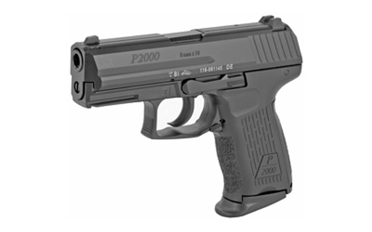 HK P2000 V2 LEM 9mm, 3.66" Barrel, NTS, 3-Dot Sights, Black, 10rd - Image 3