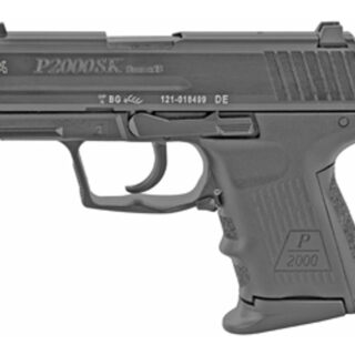 HK, P2000SK V3 Sub Compact 9mm, 3.26" Barrel, 3-Dot Sights, Decocker, Matte Black, 10rd