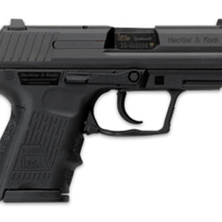 HK, P2000SK, V2, LEM Double Action Only, Sub Compact, 40S&W, 3.26" Barrel, Polymer Frame, Black, 3 Dot Sights, 9Rd, 2 Magazines