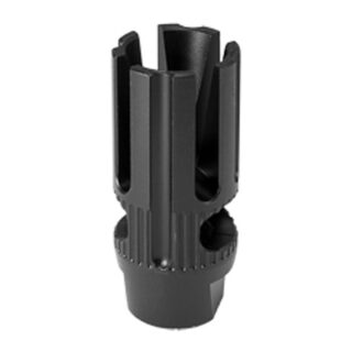 Mission First Tactical E-Volv AR-15 Muzzle Device 4 Prong Side Port, Black