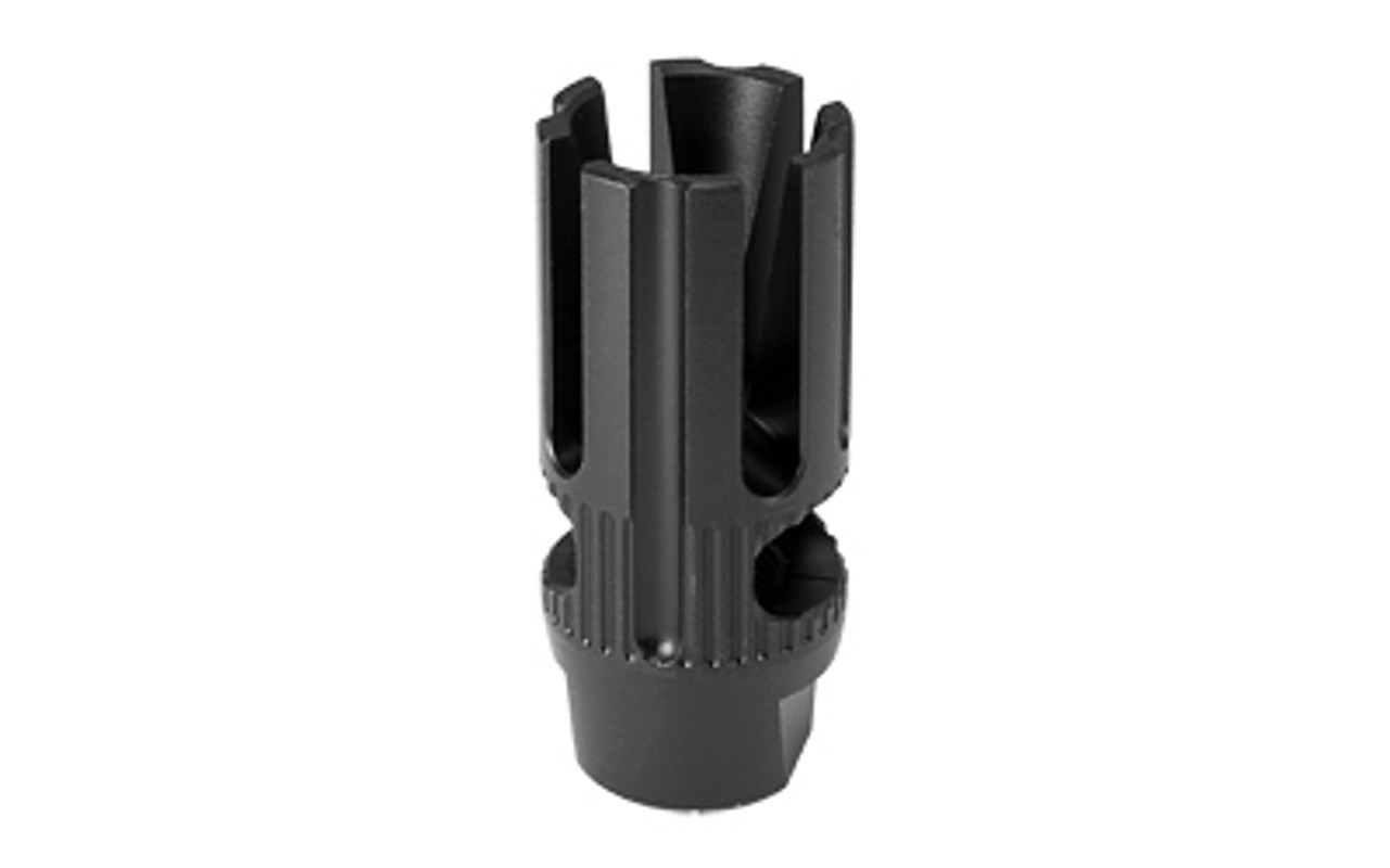 Mission First Tactical E-Volv AR-15 Muzzle Device 4 Prong Side Port, Black