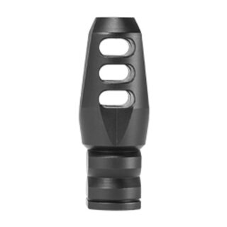 Mission First Tactical E-Volv AR-15 Muzzle Device 3 Port Comp, Black