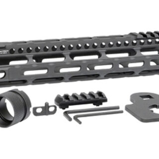 Midwest Combat Rail Light Weight M-Lok Handguard, Fits AR Rifles, 10.5" Free Float Handguard, Wrench And Mounting Hardwareluded, 5-Slot Polymer M-Lok Railluded, Black