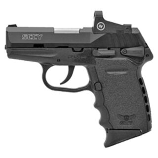 SCCY CPX-1 Compact 9mm, 3.1" Barrel, Black, Red Dot, Ambi Safety, 2x10rd Mags