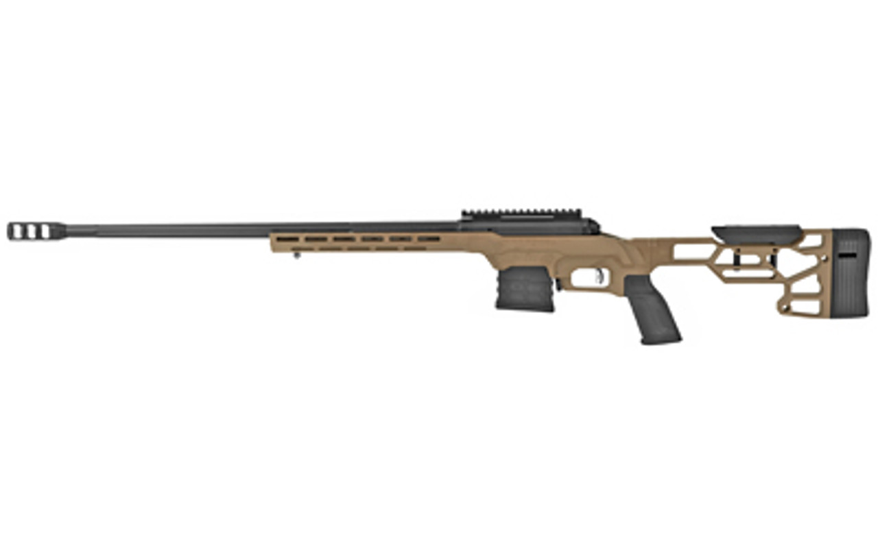 Savage 110 Precision, 6.5 Creedmoor, 24" Heavy Barrel, Flat Dark Earth, MDT LSS XL Chassis, 10Rd, Includes 1 AICS Magazine/ 20 MOA 1 Piece EGW Rail